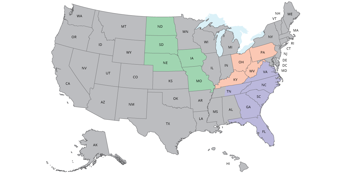 Sales Territory Map