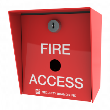 Fire Access Box with Knox Lock Cutout