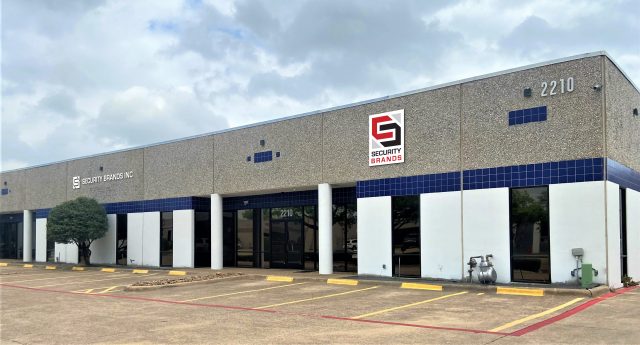 Security Brands, Inc. Relocates Headquarters and Manufacturing to 20,000 Square Feet of Industrial Space in Garland, TX